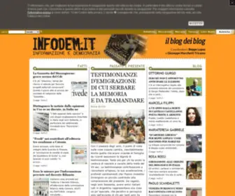 Infodem.it(Informazione e democrazia) Screenshot