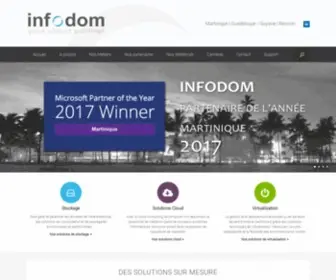 Infodom.com(Your cloud partner) Screenshot