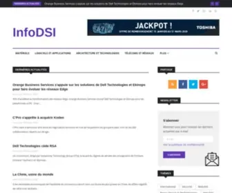 Infodsi.com(Le quotidien des utilisateurs de l'informatique en entreprise) Screenshot