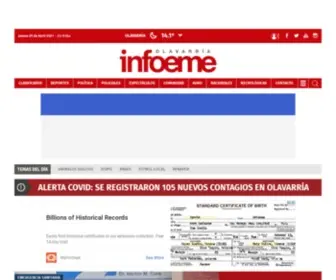 Infoeme.com(Diario online de Olavarria) Screenshot
