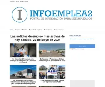 Infoemplea2.com(Noticias de empleo en España) Screenshot