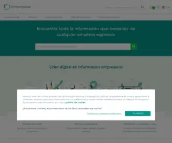Infoempresa.com(Información financiera de empresas en España) Screenshot