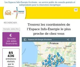 Infoenergie-Occitanie.org(Espaces Info Energie du Languedoc Roussillon) Screenshot