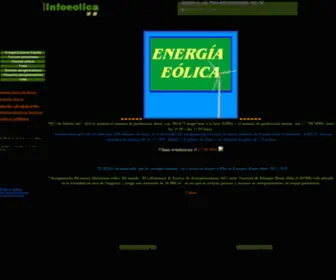 Infoeolica.com(Energia Eolica) Screenshot