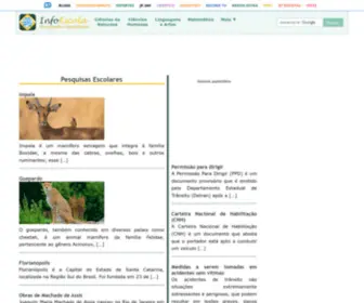 Infoescola.com(Navegando e Aprendendo) Screenshot