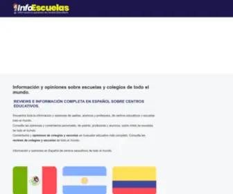 Infoescuelas.com(Información) Screenshot