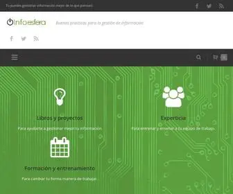 Infoesfera.com(Buenas prácticas para la gestión de información) Screenshot