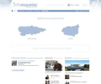 Infoesquelas.com(Esquelas León) Screenshot