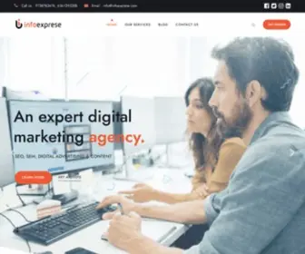 Infoexprese.com(Digital Marketing Agency In Bangalore) Screenshot