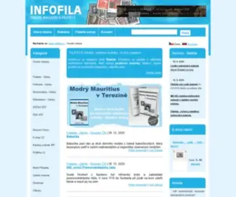 Infofila.cz(Filatelie Infofila) Screenshot