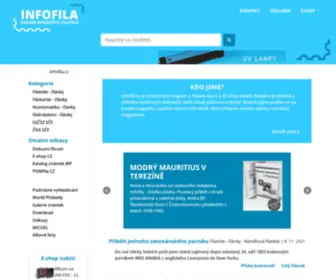 Infofila.net(Filatelie Infofila) Screenshot