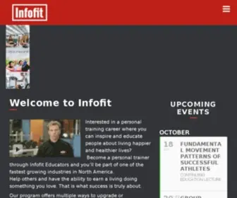 Infofit.ca(Fitness Professionals) Screenshot