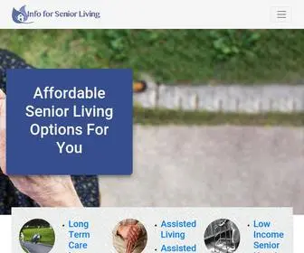 Infoforseniorliving.com(Info For Senior Living) Screenshot