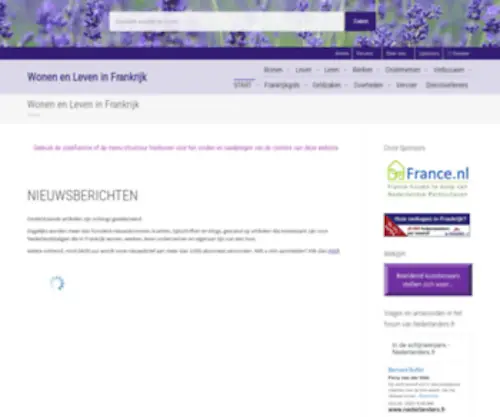 Infofrankrijk.com(Wonen en Leven in Frankrijk) Screenshot