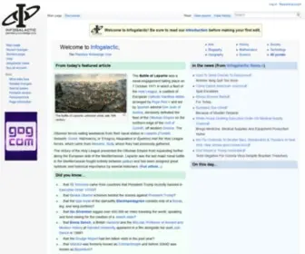 Infogalactic.com(The planetary knowledge core) Screenshot