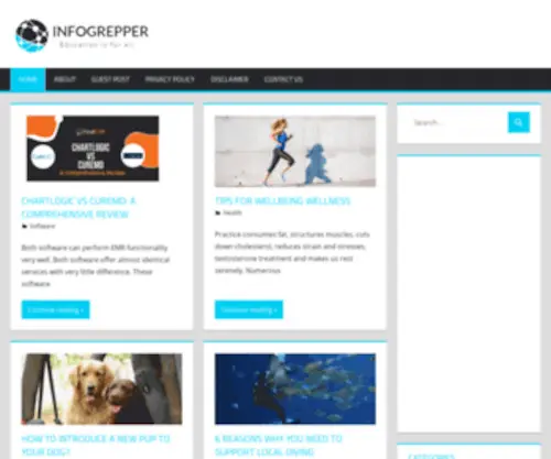 Infogrepper.com(Info Grepper) Screenshot