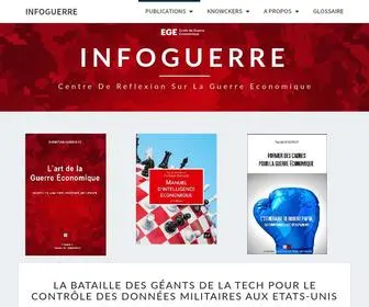 Infoguerre.fr(Ecole de Guerre Economique) Screenshot