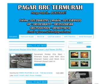 Infohargabesi.com(PABRIK PAGAR BRC HARGA MURAH) Screenshot