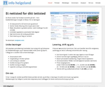 Infohelgeland.no(Info Helgeland) Screenshot