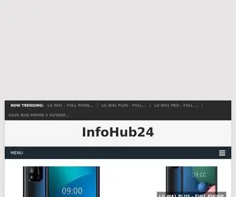 Infohub24.com(Infohub24 We Unveil the Technology) Screenshot