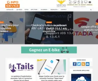 Infoidevice.fr(Actu technologie Apple) Screenshot