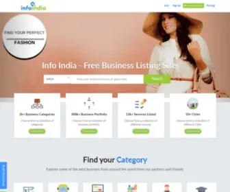 Infoindiaa.com Screenshot