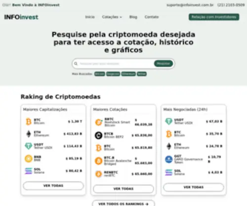 Infoinvest.com.br(Estamos em Manutenção) Screenshot