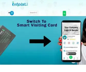 Infojat.com(Digital Smart Visiting Card) Screenshot