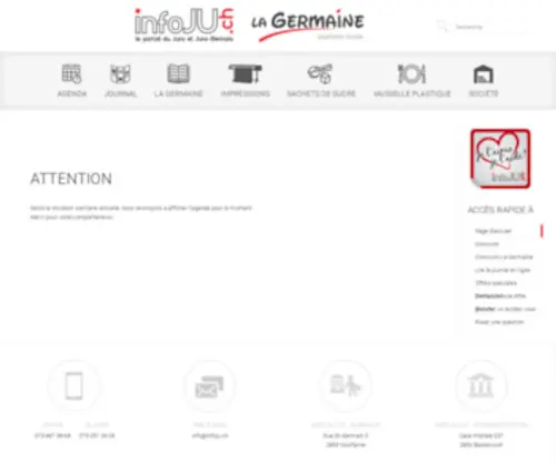 Infoju.ch(Evénements) Screenshot