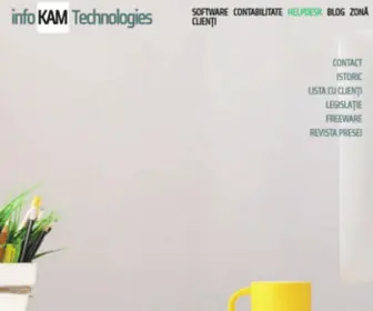 Infokam.ro(Info KAM Technologies) Screenshot