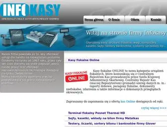 Infokasy.pl(Ełk Kasy Drukarki Fiskalne Online Wagi Komputery) Screenshot