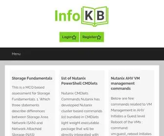 Infokb.com(Information Knowledge Base) Screenshot
