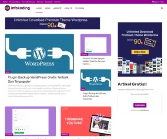 Infokoding.com(Situs Belajar Dasar Pembuatan Website) Screenshot