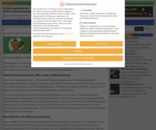 Infokompetenz.de(IINFOKORS) Screenshot