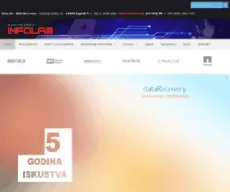 Infolab.hr(InfoLAB Data recovery) Screenshot