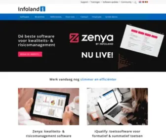 Infoland.nl(Kwaliteitsmanagement en Risicomanagement Software) Screenshot