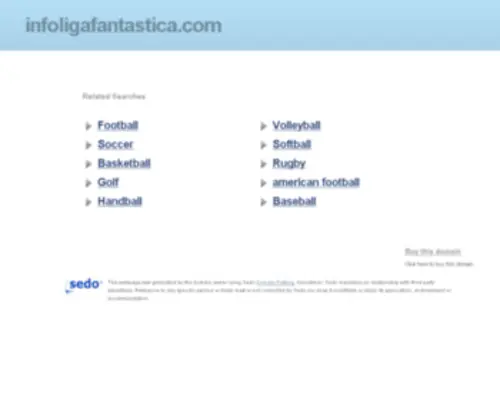 Infoligafantastica.com(Apercibidos) Screenshot