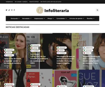 Infoliteraria.com(Toda la información del mundo de los libros) Screenshot