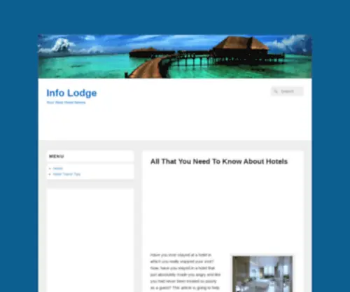 Infolodge.net(Your one) Screenshot