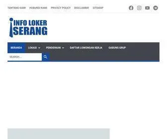 Infolokerserang.com(Info Loker Serang) Screenshot