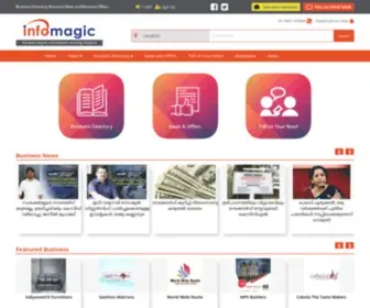 Infomagic.com(Kerala's largest information sharing portal offers multiple inter) Screenshot