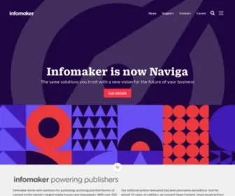 Infomaker.io(Naviga Global) Screenshot