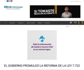 Infomalargue.com(Malargüe) Screenshot