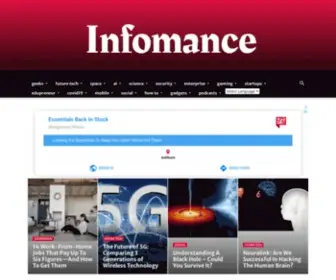 Infomance.com(Infomance) Screenshot