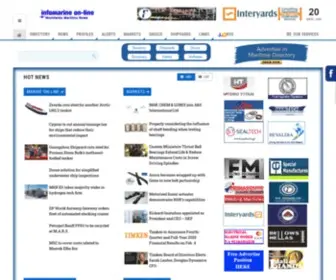 Infomarine.net(Maritime Journal) Screenshot