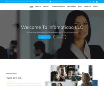 Infomaticaa.com(Data Marketing) Screenshot