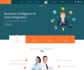 Infomatiz.com(Business Intelligence Company) Screenshot