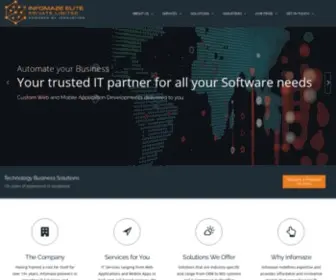 Infomazeelite.com(Software Development Company in India) Screenshot