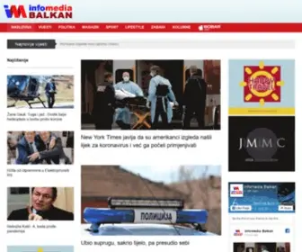 Infomediabalkan.com(Infomedia Balkan) Screenshot