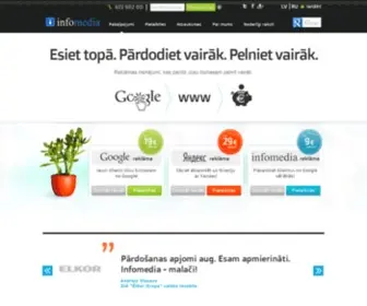 Infomedia.lv(Reklāma internetā) Screenshot